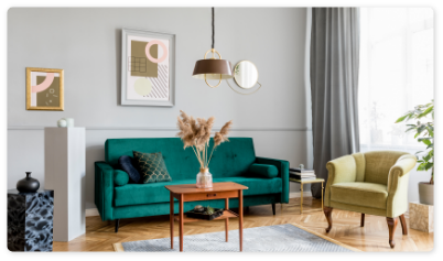 stylish-luxury-living-room-interior-with-elegant-green-velvet-armchair-sofa-coffee-table-marble-stands-design-lamps-art-paintings-chic-accessories-home-decor